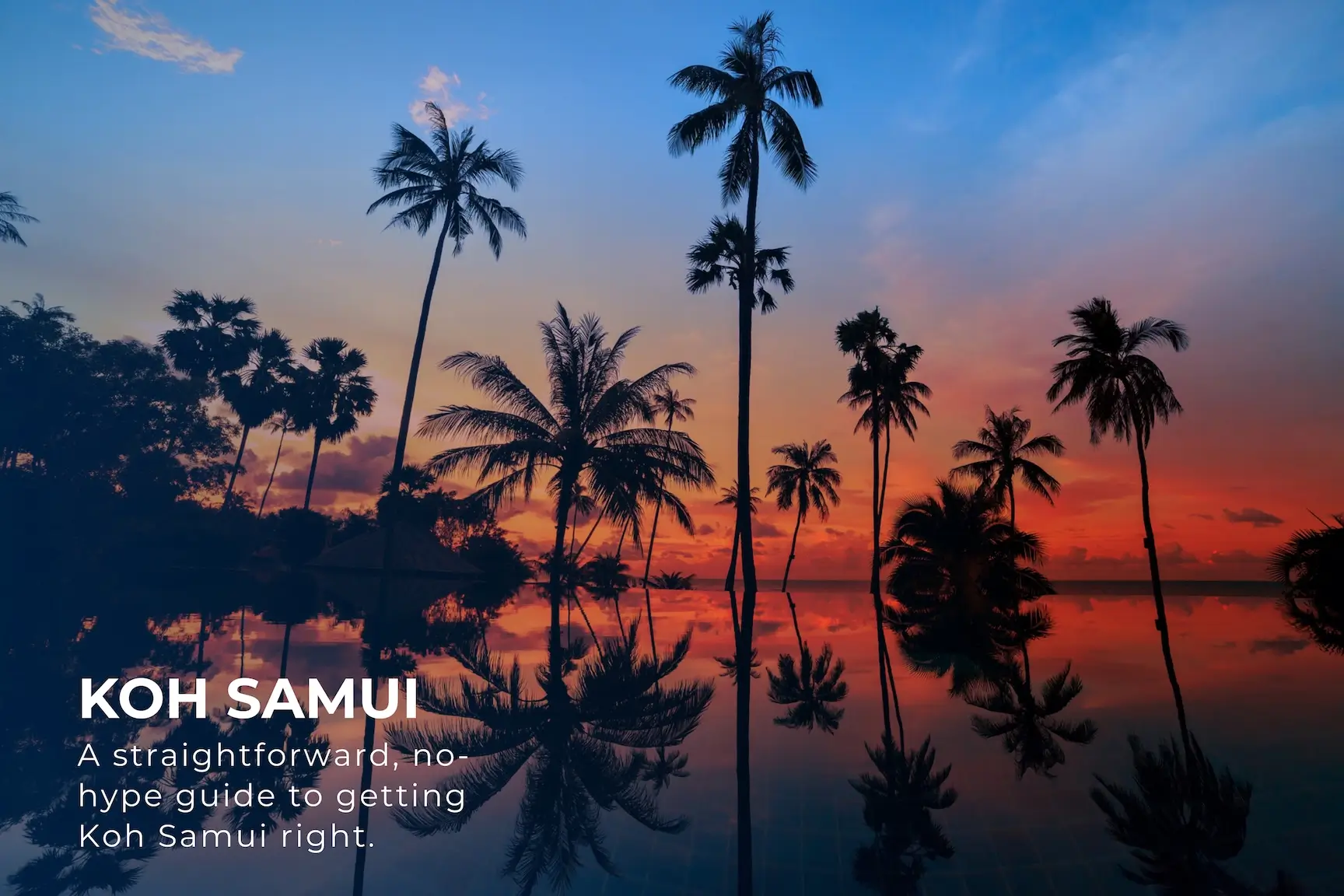 An image of Koh Samui at sunset - My Koh Samui - Koh Samui Travel Guide - Thailand